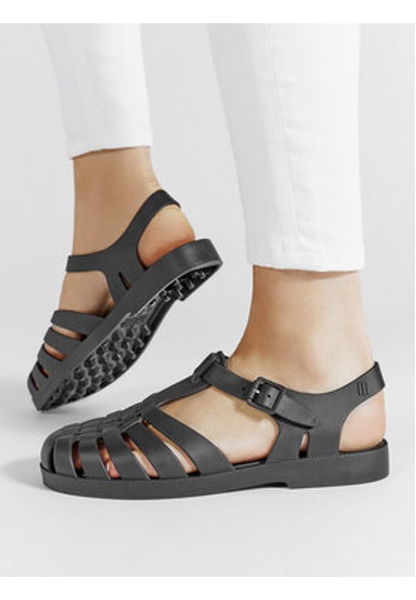 melissa - Melissa Sandały Possession Ad 32408 Czarny. Kolor: czarny