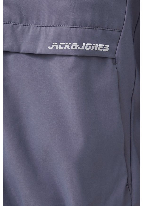 Jack & Jones kurtka męska przejściowa. Okazja: na co dzień. Kolor: niebieski. Materiał: poliester. Styl: casual