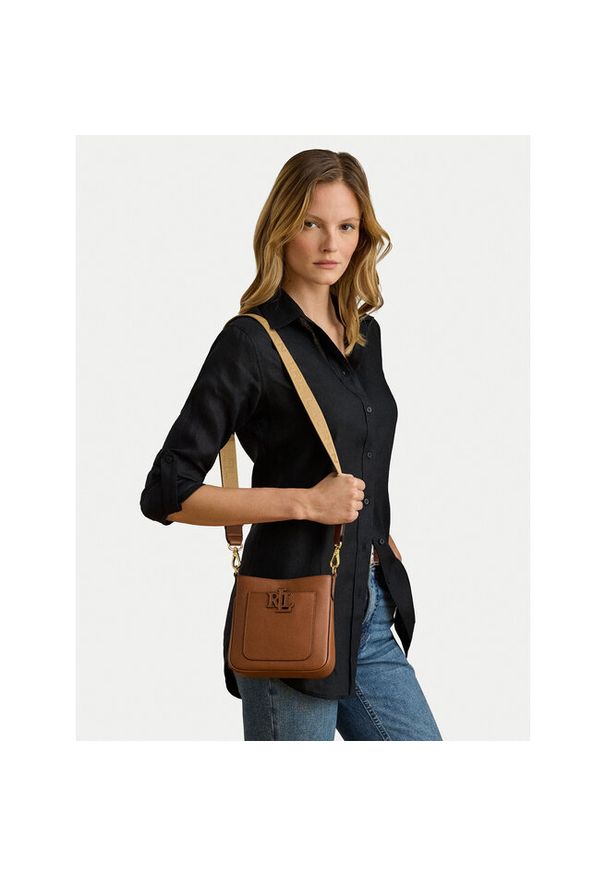 Lauren Ralph Lauren - Torebka LAUREN RALPH LAUREN. Kolor: brązowy