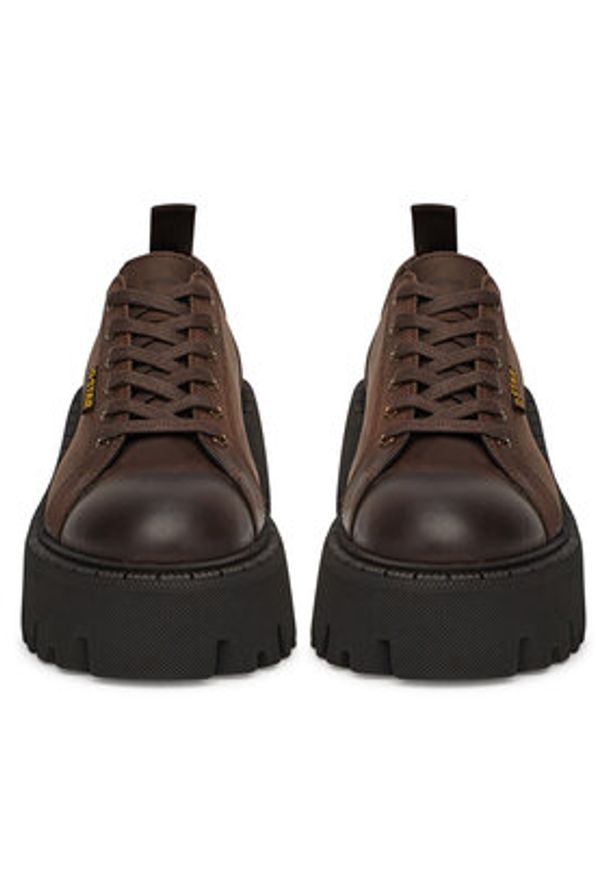 G-Star RAW - G-Star Raw Półbuty WI34-MANYA-01 Brązowy. Kolor: brązowy. Materiał: nubuk, skóra