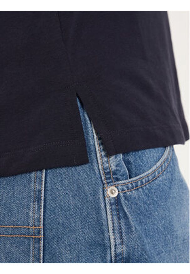 Weekend Max Mara Bluzka Multia 2425946011 Granatowy Regular Fit. Kolor: niebieski. Materiał: bawełna
