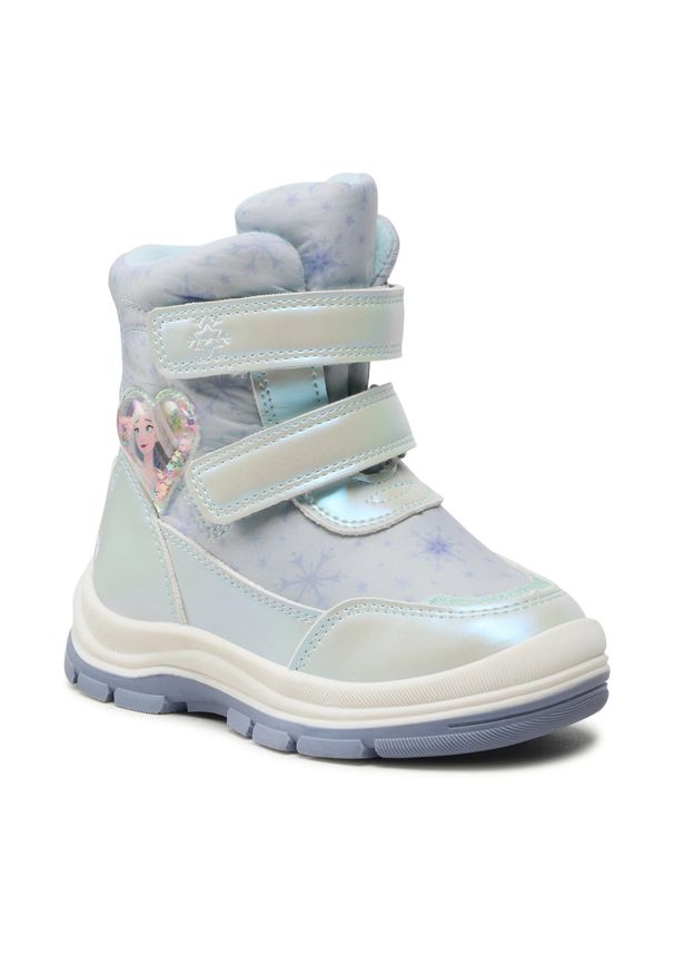 Śniegowce Frozen CM-AW22-104DFR Blue. Kolor: niebieski. Materiał: materiał