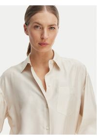 Weekend Max Mara Koszula Ebbri 2615191012 Écru Regular Fit. Materiał: jedwab #3