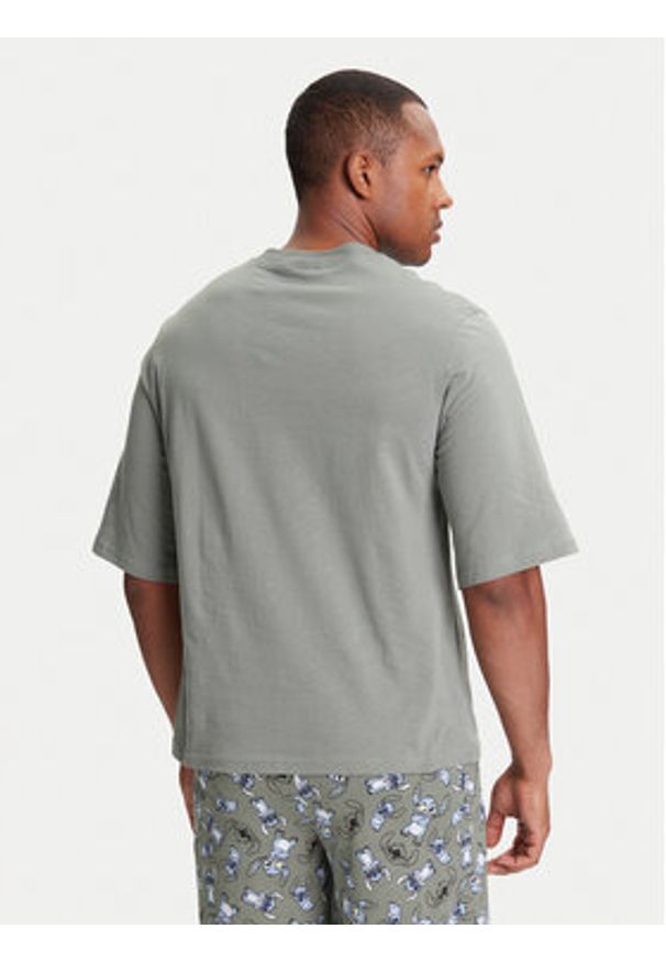 United Colors of Benetton - United Colors Of Benetton T-Shirt 30964M01Y Szary Relaxed Fit. Kolor: szary. Materiał: bawełna