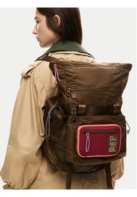 Desigual Plecak 26SAKY11 Brązowy. Kolor: brązowy. Materiał: materiał #3