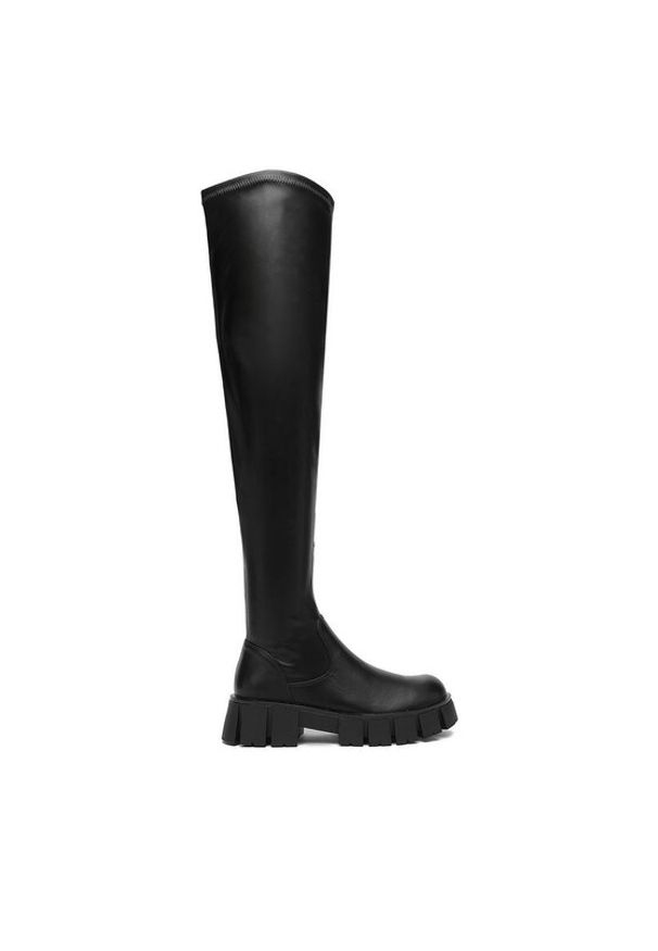 DeeZee Muszkieterki 60017-2 Czarny. Kolor: czarny. Materiał: syntetyk, materiał
