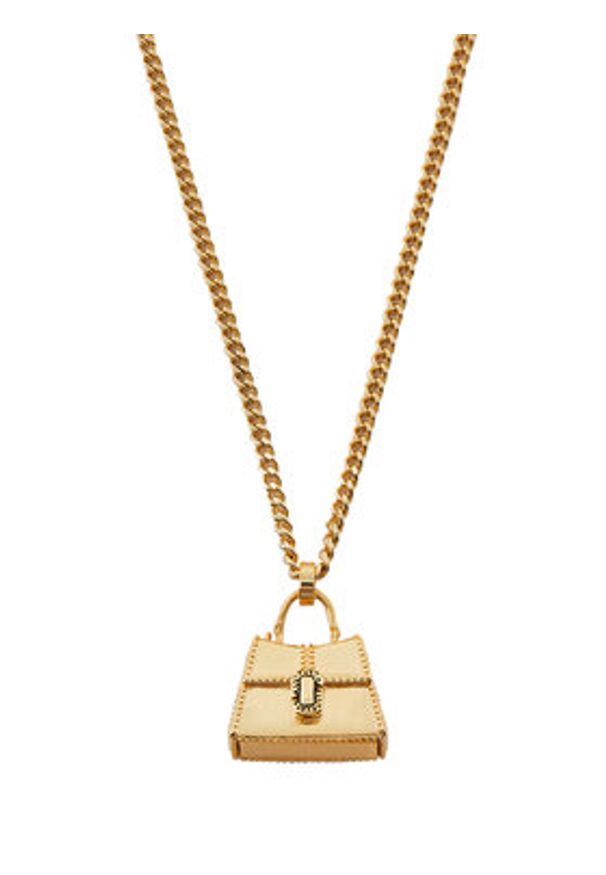 MARC JACOBS - Marc Jacobs Naszyjnik The St. Marc Cuban-Link Chain Necklace 2F3JNC001J37 Złoty. Materiał: metalowe. Kolor: złoty