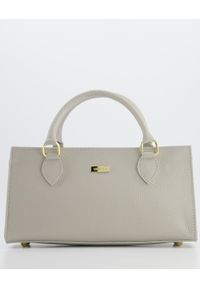 Venezia - SZARA TOREBKA 183-013-V DO GRI. Kolor: szary. Materiał: skórzane #1