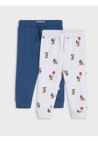 Sinsay - Spodnie 2 pack Mickey Mouse - pomarańczowy. Kolor: pomarańczowy. Wzór: motyw z bajki #1