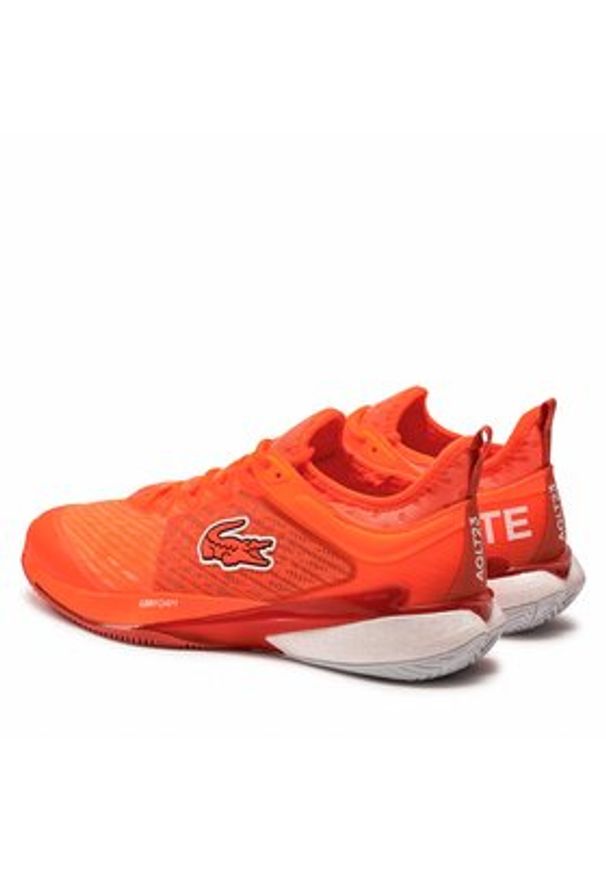 Lacoste Sneakersy Ag-Lt23 Lite 123 1 Sma 745SMA0014ADX Pomarańczowy. Kolor: pomarańczowy. Materiał: materiał