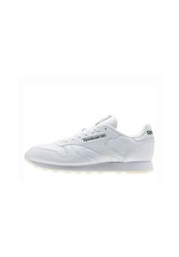 Buty do chodzenia męskie Reebok CL Leather ID. Zapięcie: sznurówki. Kolor: biały. Materiał: tkanina, materiał, skóra, syntetyk. Szerokość cholewki: normalna. Sport: turystyka piesza