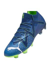 Buty Piłkarskie Puma Future Ultimate FG/AG M 107355 03 niebieskie. Kolor: niebieski. Materiał: materiał, dzianina. Szerokość cholewki: normalna. Sport: piłka nożna #3