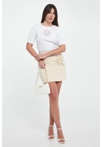 Twinset Milano - T-shirt damski z haftem TWINSET. Wzór: haft #4