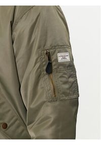 Guess Jeans Kurtka bomber M4YL01 WG932 Khaki Regular Fit. Kolor: brązowy. Materiał: syntetyk #5