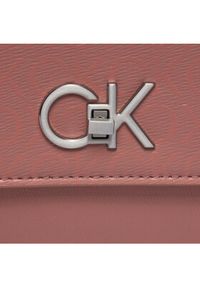 Calvin Klein Torebka Re-Lock Ew Conv Xbody_Epi Mono K60K611564 Różowy. Kolor: różowy. Materiał: skórzane