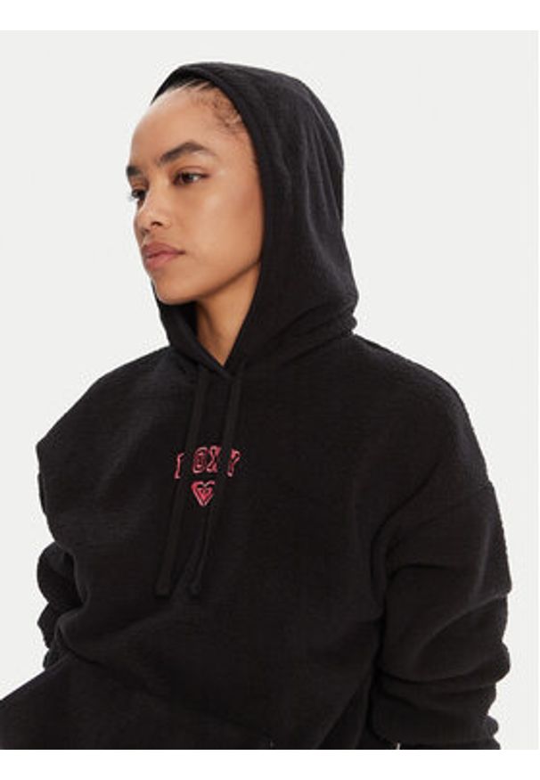 Roxy Polar Cool Calling ERJPF03221 Czarny Regular Fit. Kolor: czarny. Materiał: syntetyk