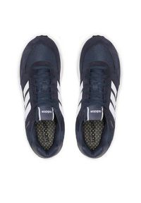 Adidas - adidas Buty Run 80s GV7303 Granatowy. Kolor: niebieski. Materiał: skóra. Sport: bieganie