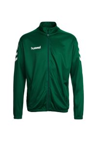 Bluza sportowa dla dorosłych Hummel Core Poly Jacket. Kolor: zielony, biały, wielokolorowy