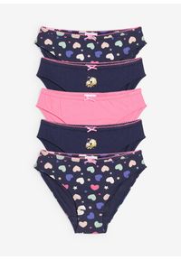 bonprix - Figi z miękką bawełną (5 par). Kolor: niebieski. Materiał: bawełna #1