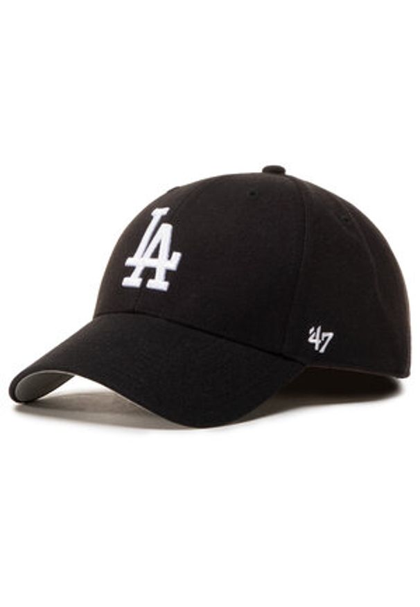 Czapka z daszkiem 47 Brand - Mlb Los Angeles Dodgers '47 Mvp B-MVP12WBV-BKJ Black. Kolor: czarny. Materiał: materiał, wełna, akryl