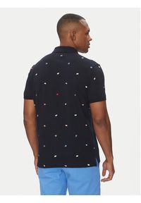 TOMMY HILFIGER - Tommy Hilfiger Polo Critter MW0MW39044 Granatowy Regular Fit. Typ kołnierza: polo. Kolor: niebieski. Materiał: bawełna #3