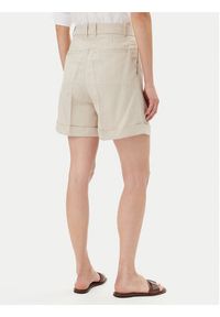 TOMMY HILFIGER - Tommy Hilfiger Szorty materiałowe WW0WW44767 Beżowy Regular Fit. Kolor: beżowy. Materiał: syntetyk #4
