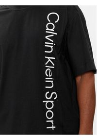 Calvin Klein Performance T-Shirt 00GMS4K173 Czarny Regular Fit. Kolor: czarny. Materiał: bawełna #5