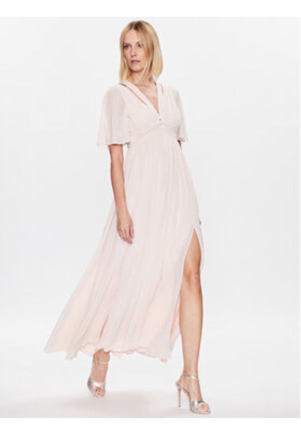 Marella Sukienka wieczorowa Icona 2332210432 Różowy Slim Fit. Kolor: różowy. Materiał: syntetyk. Styl: wizytowy