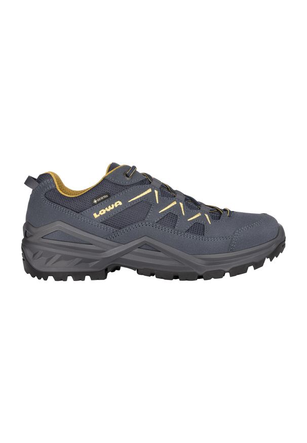 Buty trekkingowe męskie Lowa Sirkos Evo Gtx. Zapięcie: sznurówki. Kolor: niebieski. Materiał: materiał. Szerokość cholewki: normalna. Sport: turystyka piesza