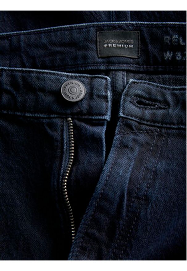 Jack & Jones Jeansy Chris Classic 12287740 Granatowy Relaxed Fit. Kolor: niebieski