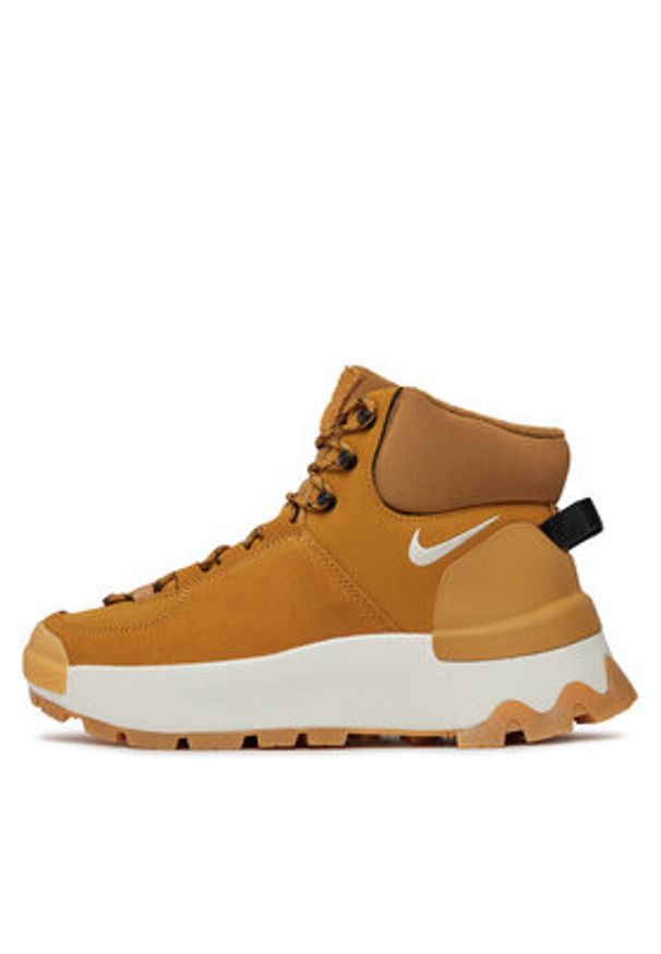 Nike Sneakersy City Classic Boot DQ5601 710 Brązowy. Kolor: brązowy. Materiał: skóra