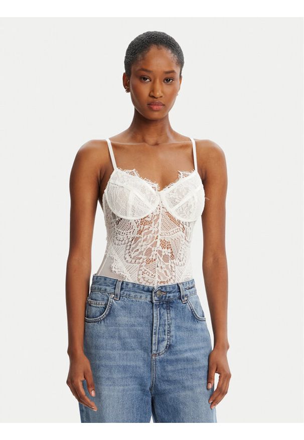 BARDOT - Bardot Body Britney 38853TB2 Biały. Kolor: biały. Materiał: syntetyk