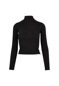 Damski sweter z wyciętymi plecami Urban Classics GT. Kolor: czarny. Materiał: polar. Sezon: zima #1