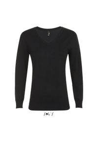 SOL'S - Sweter damski Sol's Glory. Kolor: czarny. Materiał: polar. Sezon: zima #1