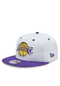 New Era Czapka z daszkiem White Crown Patch 950 Lakers 60364274 Biały. Kolor: biały. Materiał: bawełna, materiał