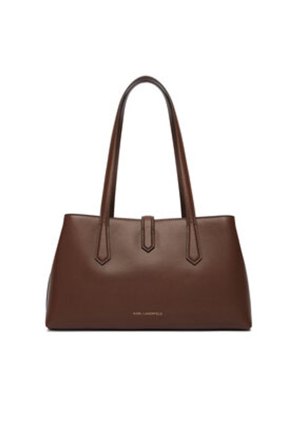 Karl Lagerfeld - KARL LAGERFELD Torebka B1W30095 Brązowy. Kolor: brązowy. Materiał: skórzane