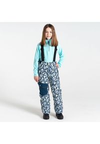DARE 2B - Spodnie narciarskie dziecięce Pow. Kolor: niebieski. Wzór: kwiaty. Sezon: zima. Sport: narciarstwo #1