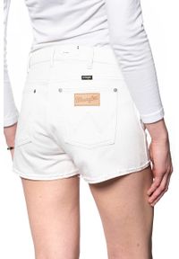 Wrangler - WRANGLER THE SHORT VINTAGE WHITE W27XWMX1Y. Materiał: jeans. Styl: vintage #7