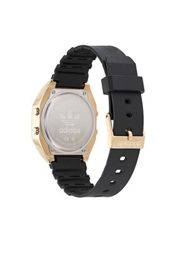 adidas Originals Zegarek Street Digital Two AOST22075 Czarny. Kolor: czarny. Styl: street