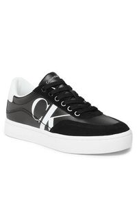 Calvin Klein Jeans Sneakersy Classic Cupsole Laceup Mix Lth YW0YW01057 Czarny. Kolor: czarny. Materiał: skóra #2
