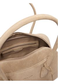 Gino Rossi - GINO ROSSI Torebka EO-LA482-7019-2 Beżowy. Kolor: beżowy. Materiał: zamszowe, skórzane #5