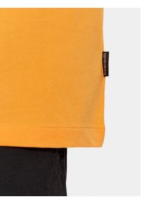 Napapijri T-Shirt NP0A4H8S Żółty Regular Fit. Kolor: żółty. Materiał: bawełna #5