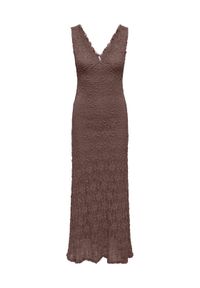 only - ONLY Sukienka wieczorowa Albina 15372795 Brązowy Regular Fit. Kolor: brązowy. Materiał: syntetyk. Styl: wizytowy #1