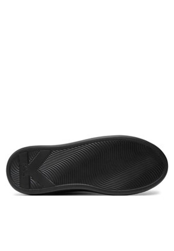 Karl Lagerfeld - KARL LAGERFELD Sneakersy KL62531U Czarny. Kolor: czarny. Materiał: skóra, lakier
