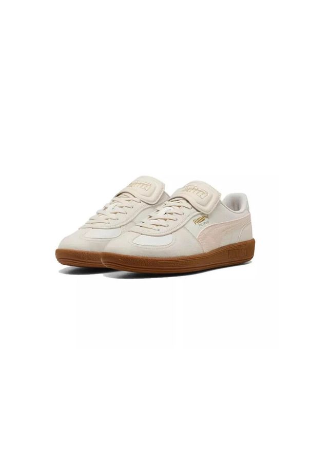 Puma - Buty PUMA YELLOW PALERMO PREMIUM Biały. Kolor: biały, wielokolorowy. Materiał: tkanina, skóra. Sport: piłka nożna