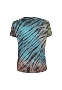 Urban Classics - Koszulka Damska Tie Dye Boyfriend T-shirt. Kolor: czarny