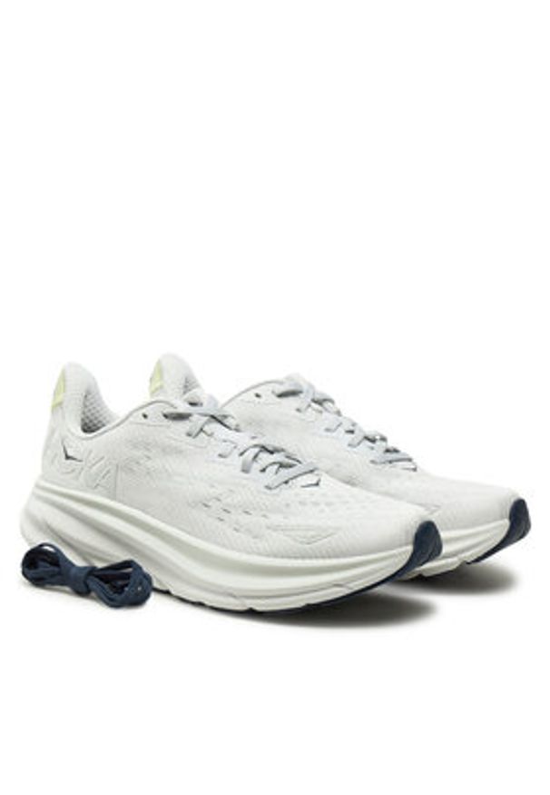 HOKA - Hoka Buty do biegania Clifton 9 1127896 Szary. Kolor: szary. Materiał: materiał