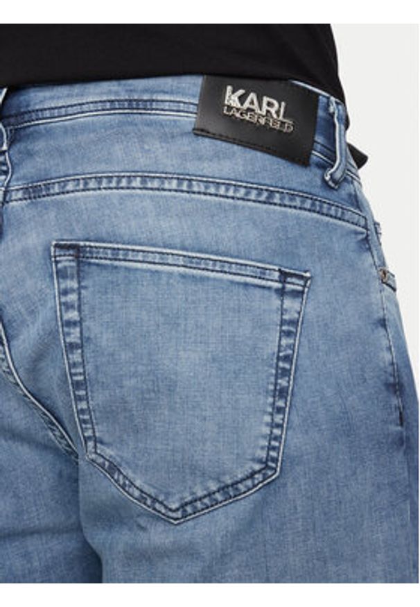 Karl Lagerfeld - KARL LAGERFELD Szorty jeansowe 265820 542833 Niebieski Regular Fit. Kolor: niebieski. Materiał: bawełna