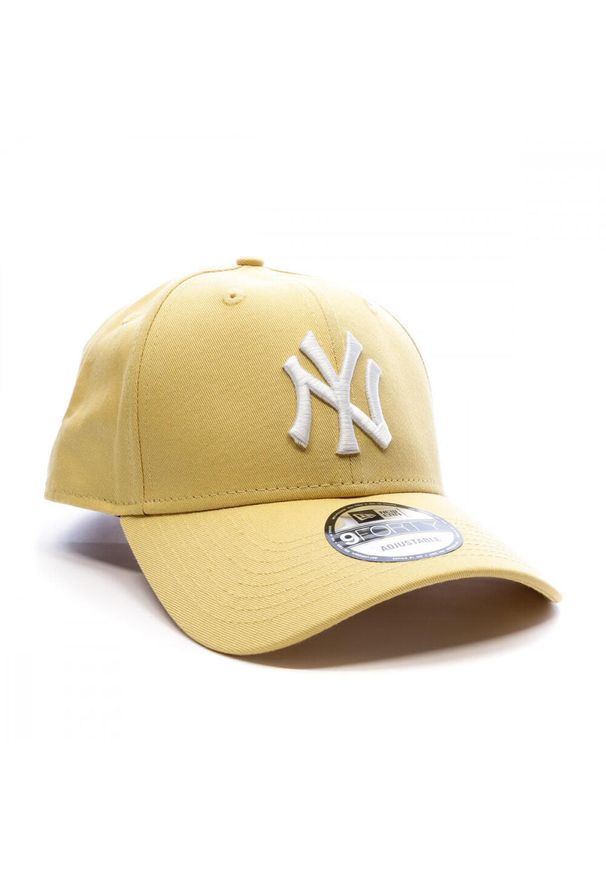 Czapka New Era New York Yankees Essential 9Forty Cap, Dla obu płci. Kolor: żółty. Materiał: materiał, bawełna. Styl: sportowy