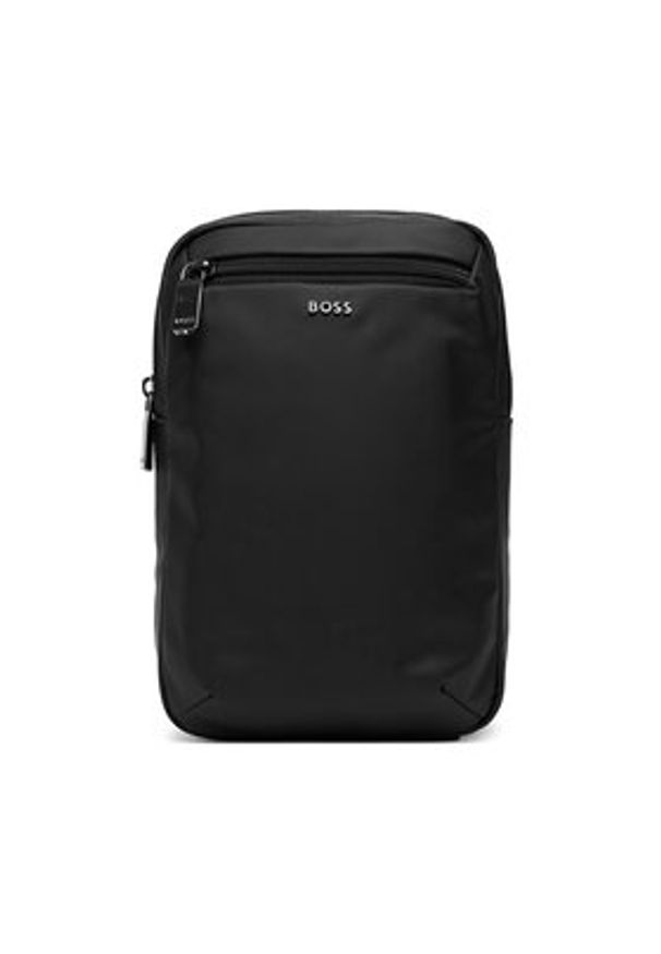 BOSS Saszetka Jace 50567388 Czarny. Kolor: czarny. Materiał: skóra